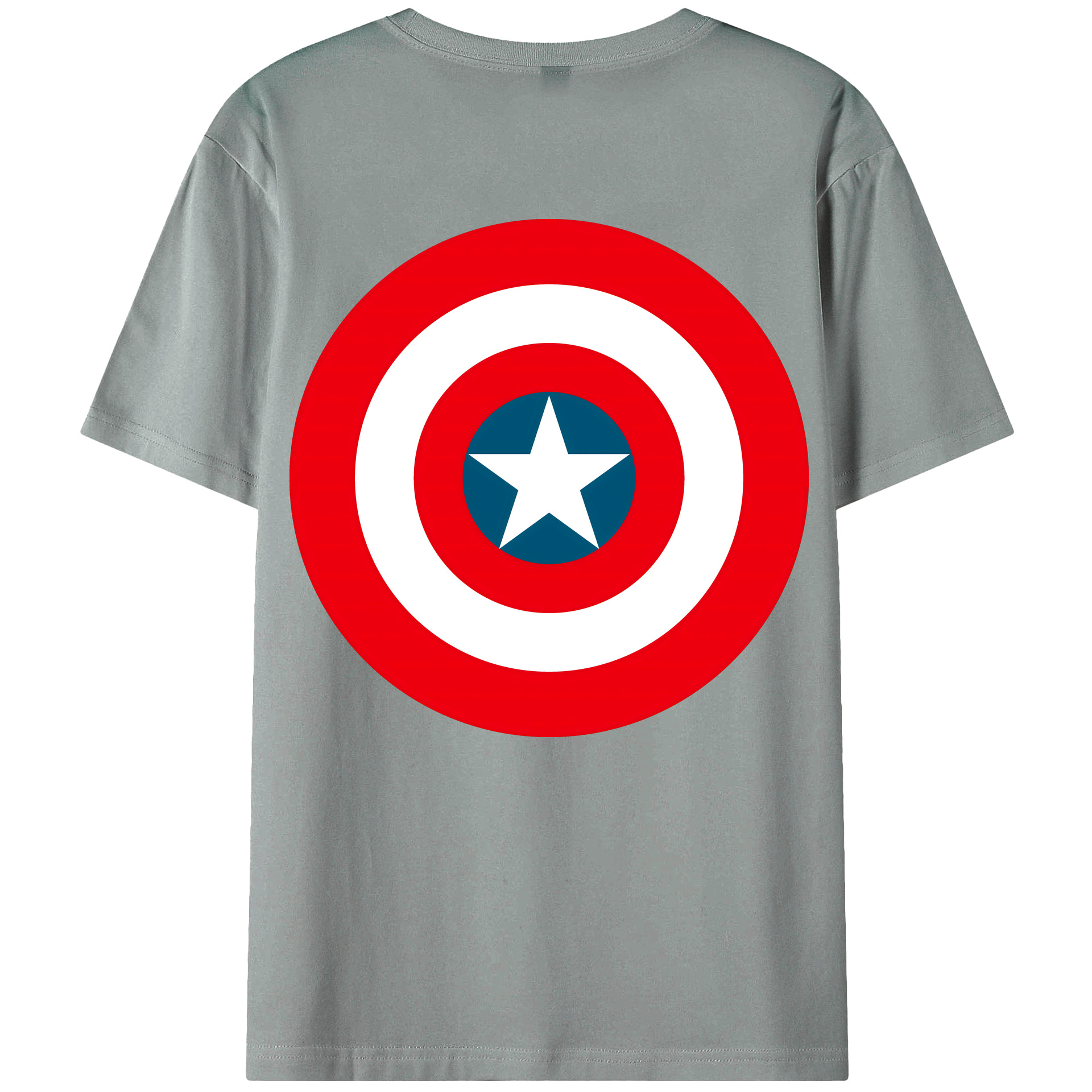 （画像用） アベンジャーズ The Avengers 綿100％ メンズ半袖Tシャツ（バックプリント） 通気性